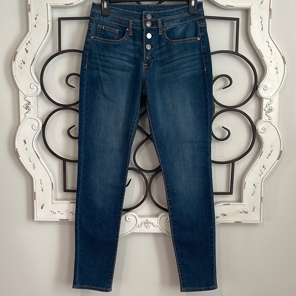 US POLO ASSOC. BUTTON FLY HIGH RISE JEGGING JEANS SIZE 9/10